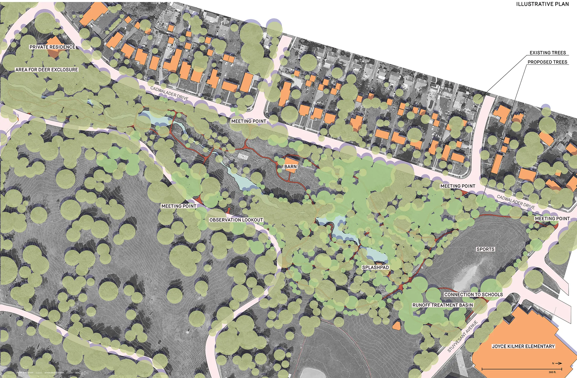 Cadwalader Park Wetlands Design by Pierie Korostoff