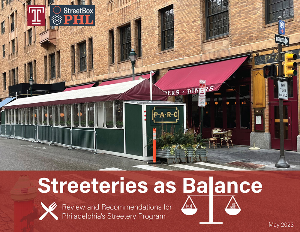Streeteries as Balance report cover