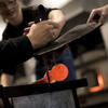 Students working together on a glass project in Tyler.