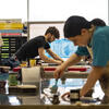 A Tyler printmaking class.