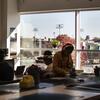 Tyler design students working in a studio space.