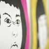 Faces drawn by Tyler students.