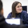 A Tyler student smiling