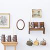 Ceramic work on display.