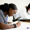 A Tyler landscape architecture student drawing.