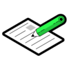 pencil & paper icon