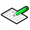 pencil & paper icon